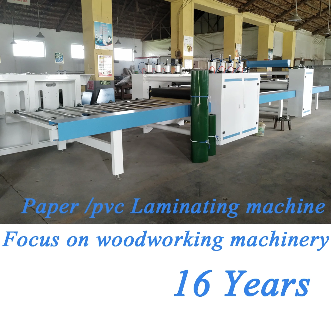 PVC Film Paper Laminating Machine MDF /Plywood /Foam Boards /WPC Boards