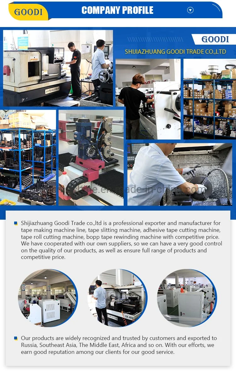 Fully Automatic Masking Tape Slitting Rewinding Machine Adhesive Tape Production Line