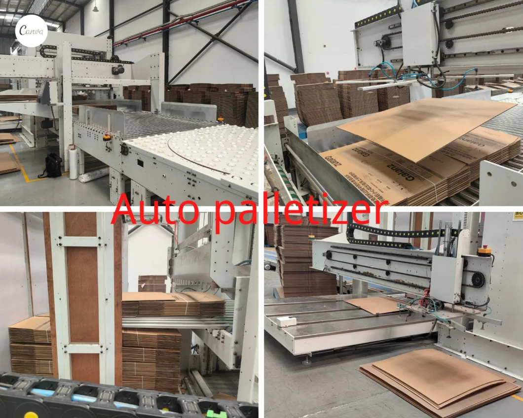 Fully Auto Palletizer Stacker Automatic Pallet Stacking for Carton Paper Board