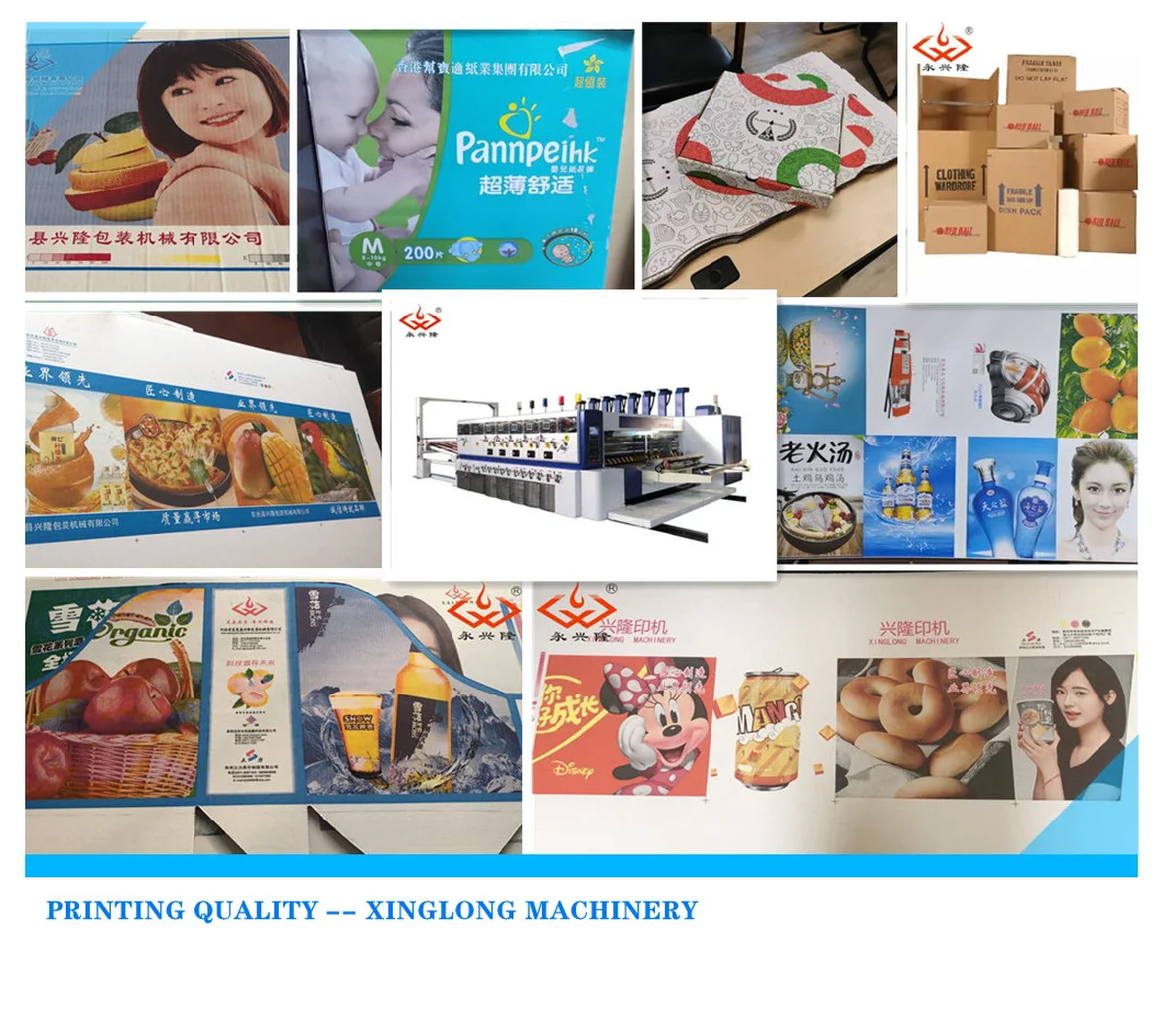 Corrugated Box Making Machine Carton Printing Slotting Die Cutting Machinery Flexo Printing Machine