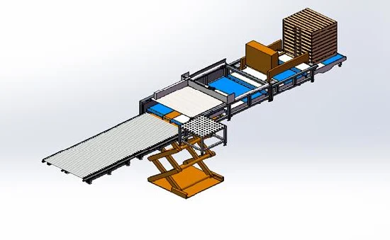 Stoccatore manuale a tamburo elettrico in cartone monofaccia